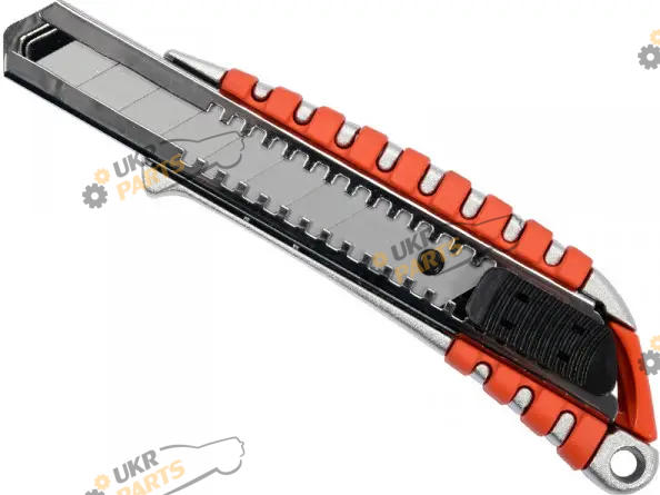 Канцелярский нож Yato M=18 мм, SK5, Zn/TPR/ABS, фиксатор, F 20N (YT-75122)