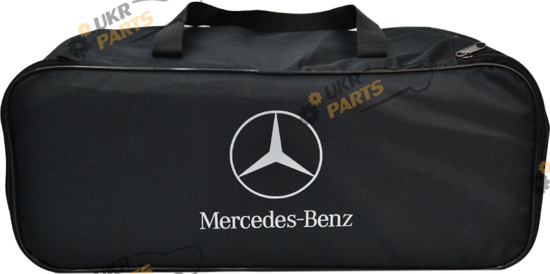 Сумка органайзер Poputchik Mercedes-Benz чорна 1 відділ розмір 45,5 х 18 х 18,5 см 16 л (03-129-1Д)