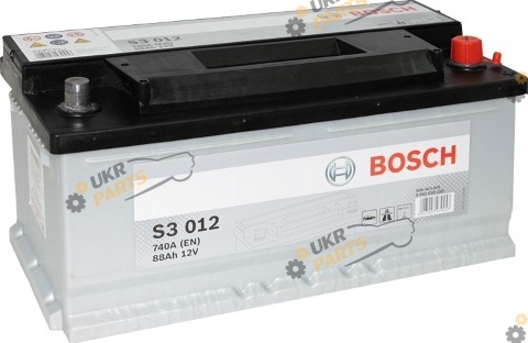Автомобильный аккумулятор Bosch S3 (S3 012) 740 А 88 Ач (0092S30120)