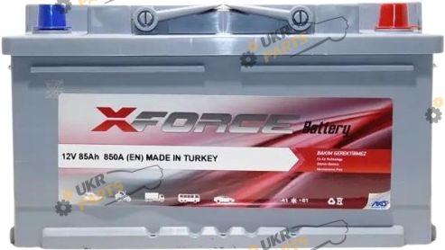 Автомобильный аккумулятор X-FORCE 6CT- 85Aз 850A R SMF 85 Ач (X57539)