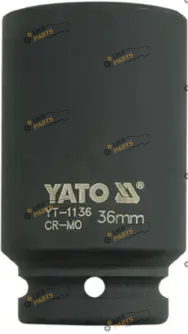 Головка ударная удлиненная Yato квадрат 3/4