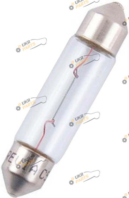 Лампочка салона Brevia C10W 12V 10W T11x37 CP (12315С)