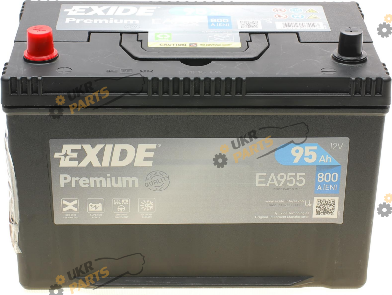 Автомобильный аккумулятор Exide PREMIUM L+ EN800 95 Ач (EA955)