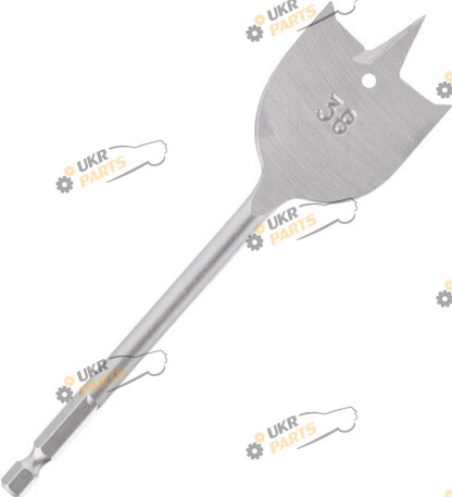 Сверло перьевое по дереву Intertool HEX 38 мм (SW-0038)