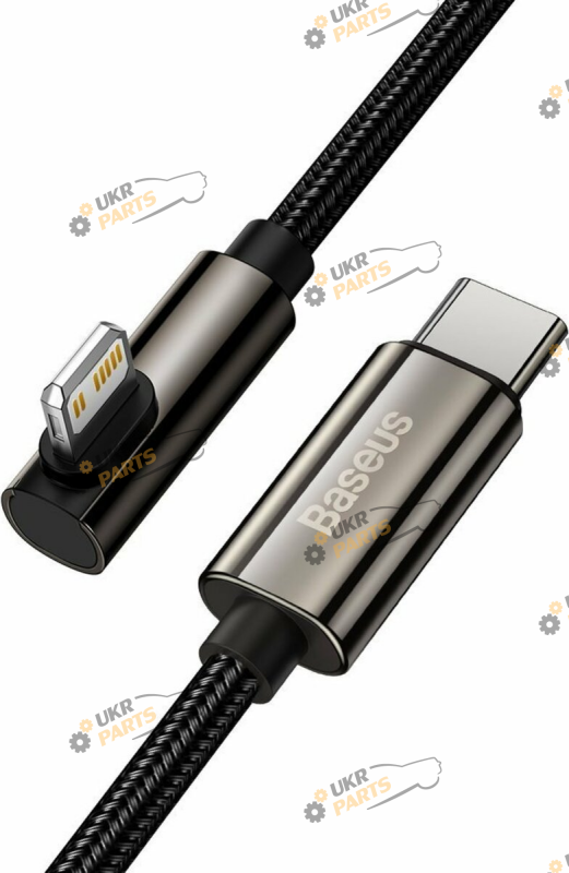 Кабель Baseus Legend Series Elbow 20W Black Type-C/Lightning 2.4 А (CATLCS-01)