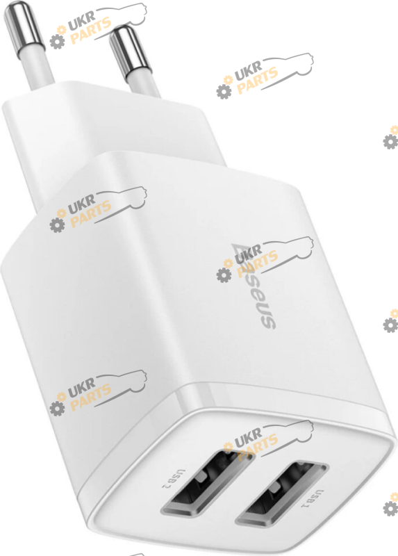 Зарядное устройство Baseus Compact Charger 2U 10.5W EU White USB 2.1 А (CCXJ010202)
