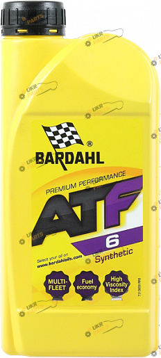 Масло трансмиссионное Bardahl ATF D 6 1 л (36591)
