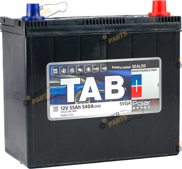 Автомобильный аккумулятор TAB Polar S (0) Euro Japan 55 Ач (246 855)