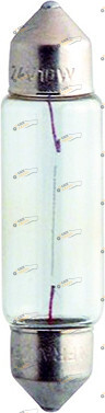 Лампочка габарита Narva C10W (41мм) (17314CP)
