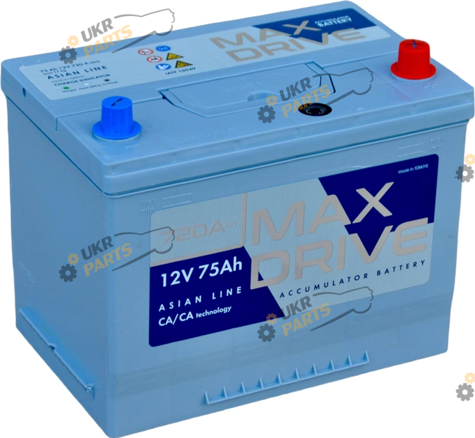 Автомобильный аккумулятор Max Drive ASIA SMF (-/+) EN720 N50 75 Ач (СТ-00145909)