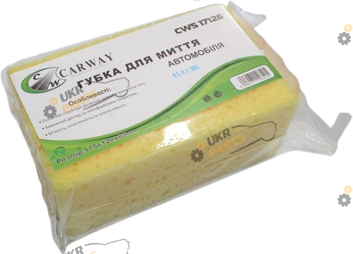 Мочалка для мойки автомобиля Carway 190x130x80 мм (CWS17126)