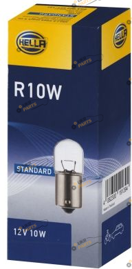 Лампочка габарита Hella 10W R10W (8GA002071-131)