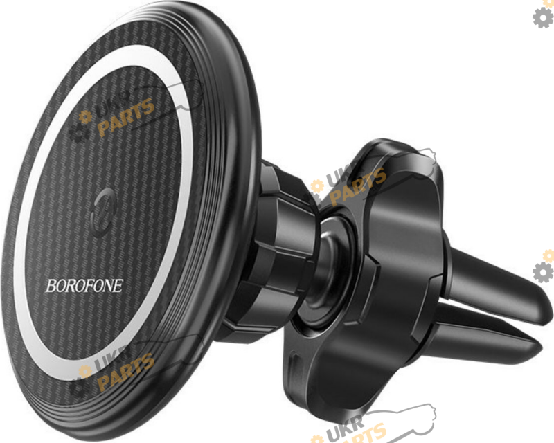 Держатель для телефона на дефлектор Borofone BH45 Mobile magnetic з безпровідною зарядкою (BH45)