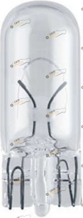Лампочка габарита Philips LongerLife EcoVision W5W 12V (12961LLECOB2)