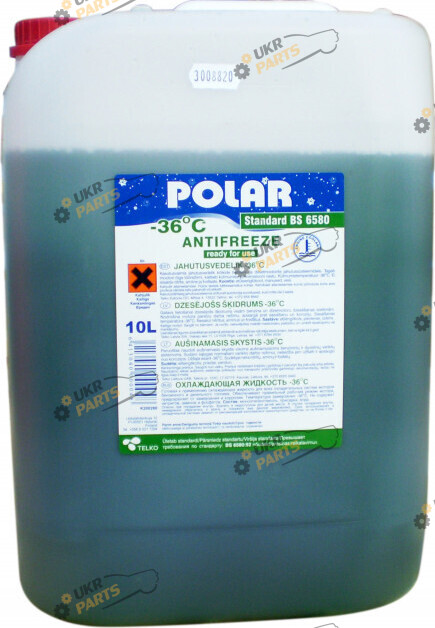 Антифриз Polar Standard BS 6580 G11 синий 10 л (K200260)