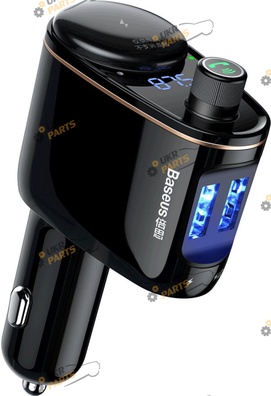 FM Трансмиттер Baseus LOCOMOTIVE WIRELESS BLACK (CCALL-RH01)