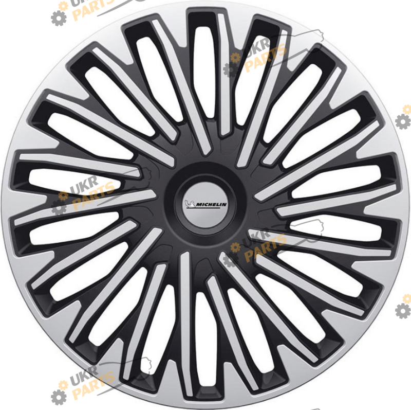 Комплект колпаков Michelin Soho Silver Black R15 универсальные (33504)