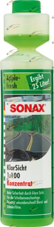 Жидкость омывателя концентрат летняя Sonax Яблоко 0.25 л (372141)