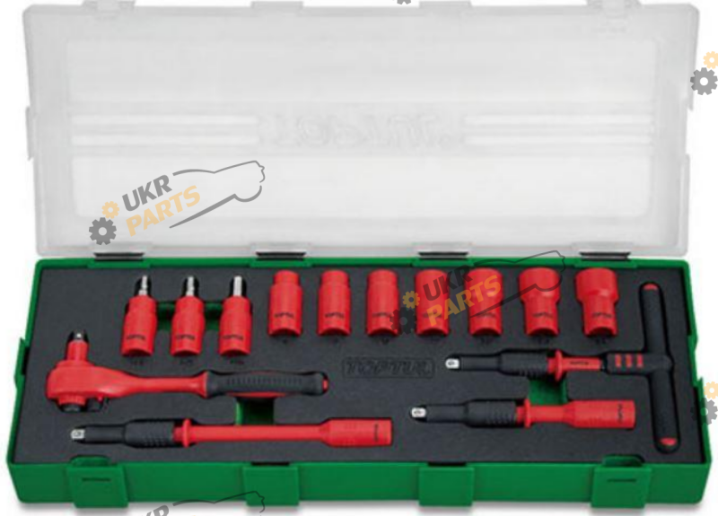 Набор инструментов Toptul 1/4 электроизолированного VDE 14 предметов (GZA1447)