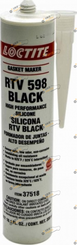 Герметик универсальный на силиконовой основе Loctite 300 мл черный (LOC598BLACK300ML)