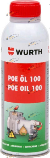 Масло для кондиционеров Wurth POE 100, 210 ml (0892764045)