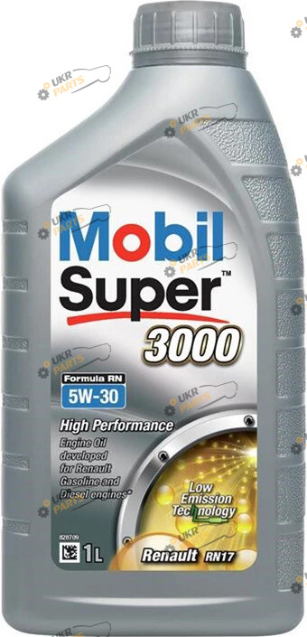 Моторное масло Mobil Super 3000 FORMULA-RN 5W-30 1 л (155773)