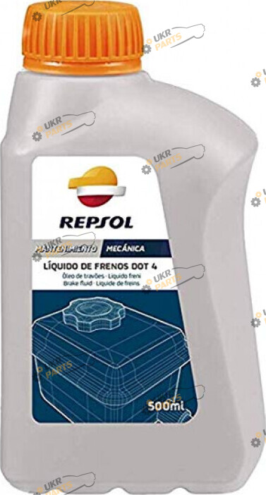 Тормозная жидкость Repsol DOT 4 0.5 л (RP701A96)