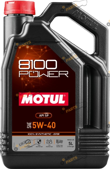 Моторное масло Motul 8100 Power 5W-40 5 л (824606 / 111809)