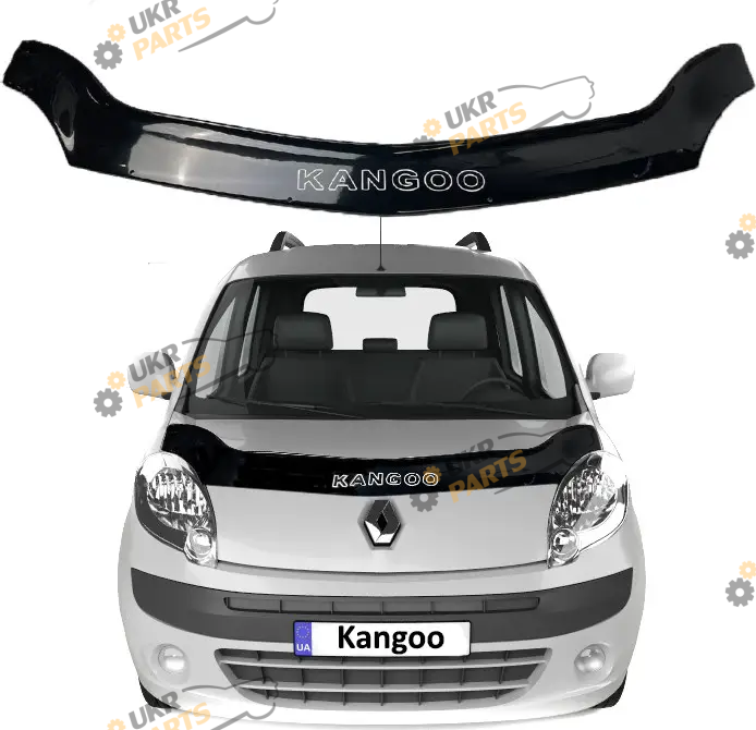 Дефлектор капота VIP Tuning VT 52 Renault Kangoо II 2008-2013 (RL17)