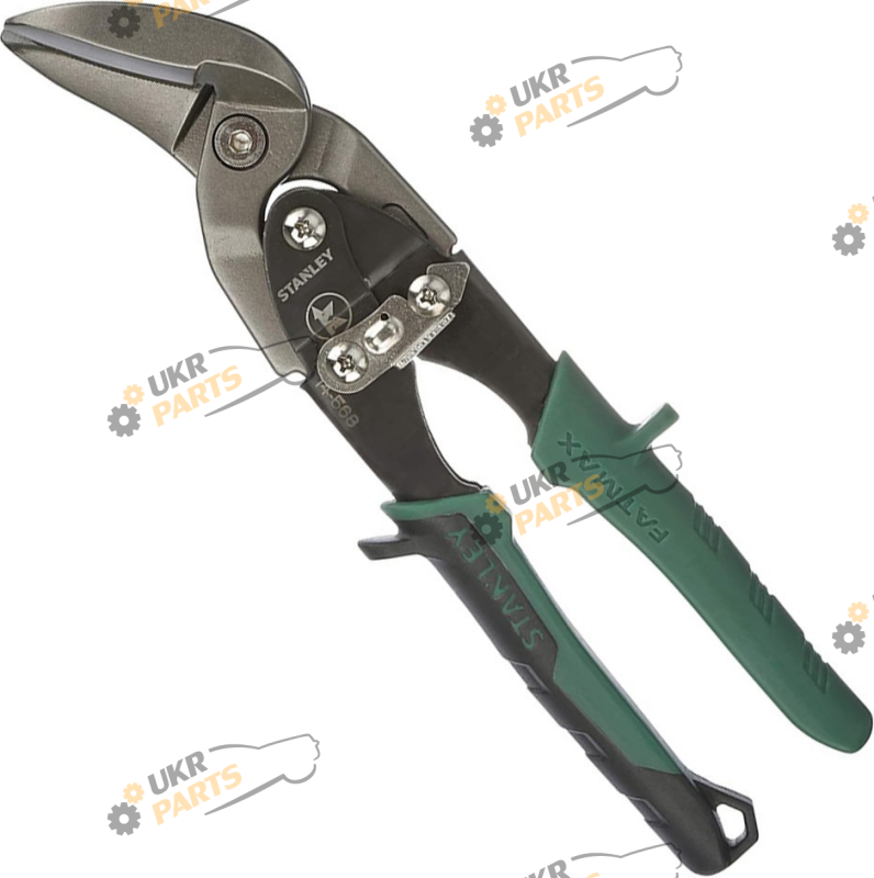 Ножницы по металлу Stanley FatMaxErgo Aviation Offset правые, выгнутые 250 мм (2-14-568)