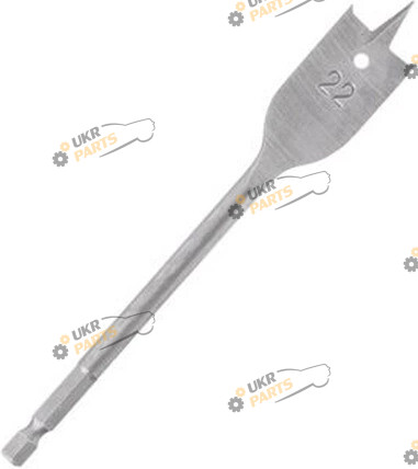 Сверло перьевое по дереву Intertool HEX 22 мм (SW-0022)
