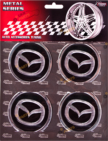 Эмблема на колпак SJS Ø 90мм (4 шт.) Mazda (43996)
