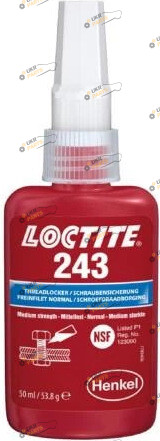 Фиксатор резьбы на анаэробной основе Loctite 243 50 мл синий (LOC24350ML)