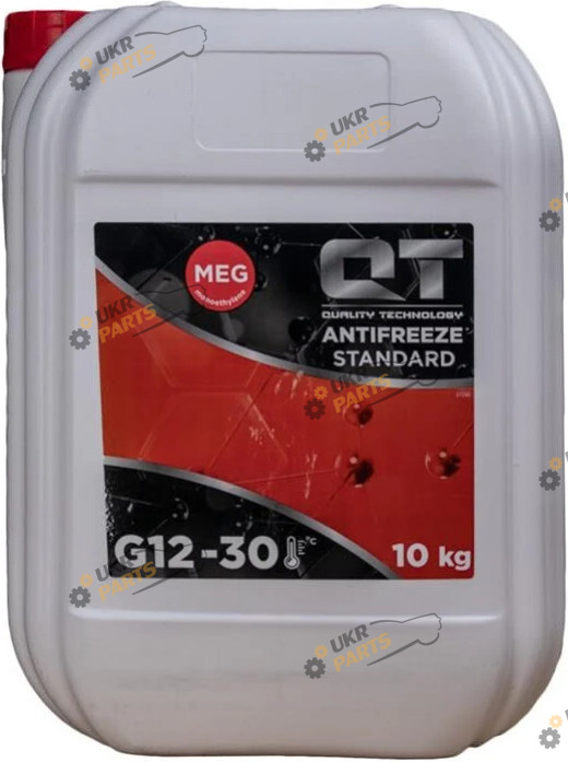 Антифриз QT-Oil MEG EXTRA G12 красный 10 л (QT5513010)