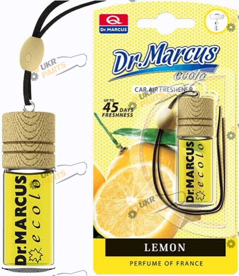 Ароматизатор DrMarkus ECOLO | Лимон (Ароматизатор рідкий Dr.Marcus ECOLO NEW Lemon 4,5ml дерев'яний корок)