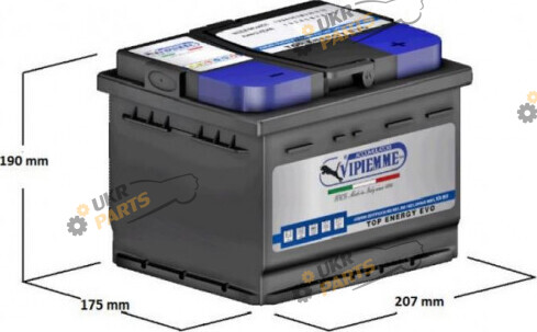Автомобильный аккумулятор Vipiemme JR+ 450A 50 Ач (B029C)