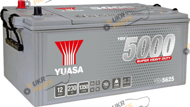 Автомобильный аккумулятор Yuasa Super Heavy Duty SMF 230 Ач (YBX5625)