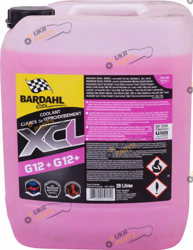 Антифриз Bardahl LIQUIDE DE REFROIDISSEMENT ROUGE G12+ красный 20 л (8515)