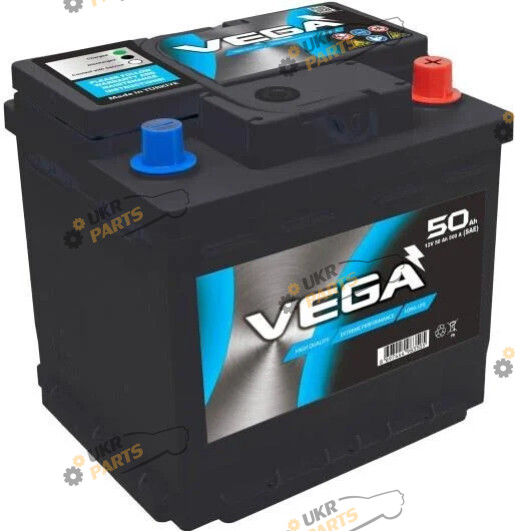 Автомобильный аккумулятор Vega 50 Ач (VL105010B13)