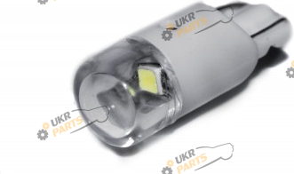 Лампочка AllLight T10 1 диод 1W Philips replica W2,1x9,5d WHITE 12V прозрачная (00-00007300)