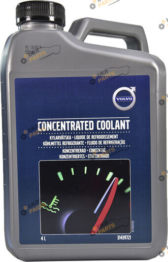 Концентрат антифриза Volvo Concentrad coolant зелёный 4 л (31439721)