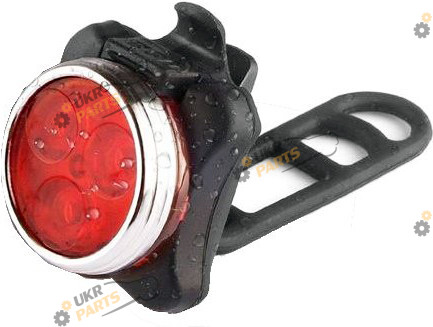 Велосипедный фонарь Vitol HJ-030-3LED крепление - зажим (50528)
