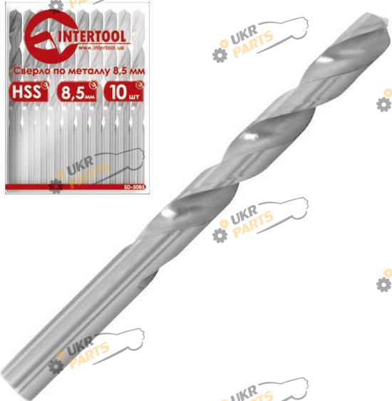 Сверло по металлу Intertool DIN338 HSS 6,8 мм (SD-5068)