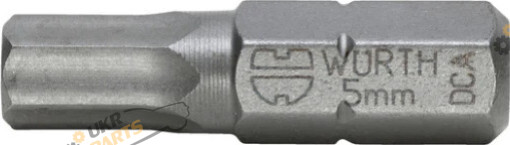 Бита Wurth із внутрішньою шестигранною головкою C 6.3 SW5 1/4