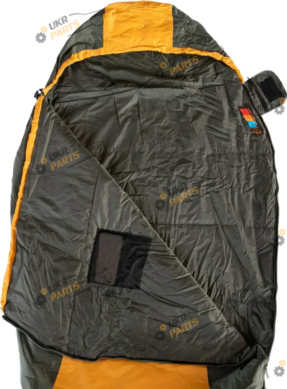 Спальный мешок кемпинговый Tramp Windy Light кокон лівий yellow/grey 220/80-55 (UTRS-055-L)