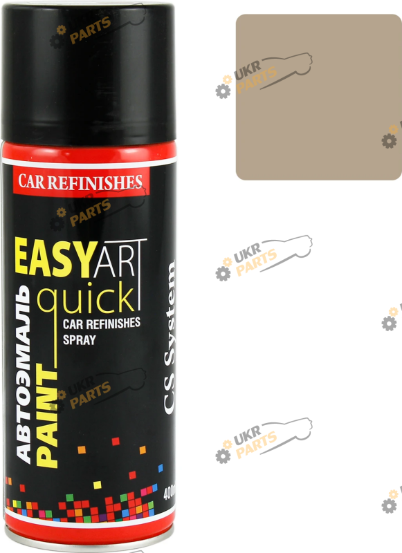 Аэрозольная краска CS System Easy Art Quick Paint 236 бежевый глянцевый 400 мл (CS1236)