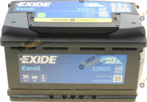 Автомобильный аккумулятор Exide Excell 80 Ач (EB800)