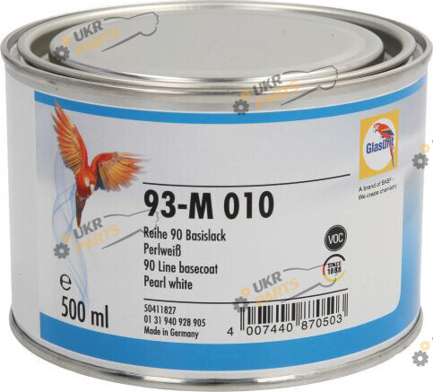 Краска Glasurit Silver White белый 500 мл (50411829)