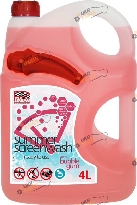 Жидкость омывателя готовая летняя Profex Bubble gum 4 л (PR73320FX)