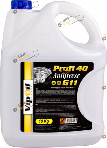 Антифриз Vipoil Profi 40 G11 синий 10 л (701400)